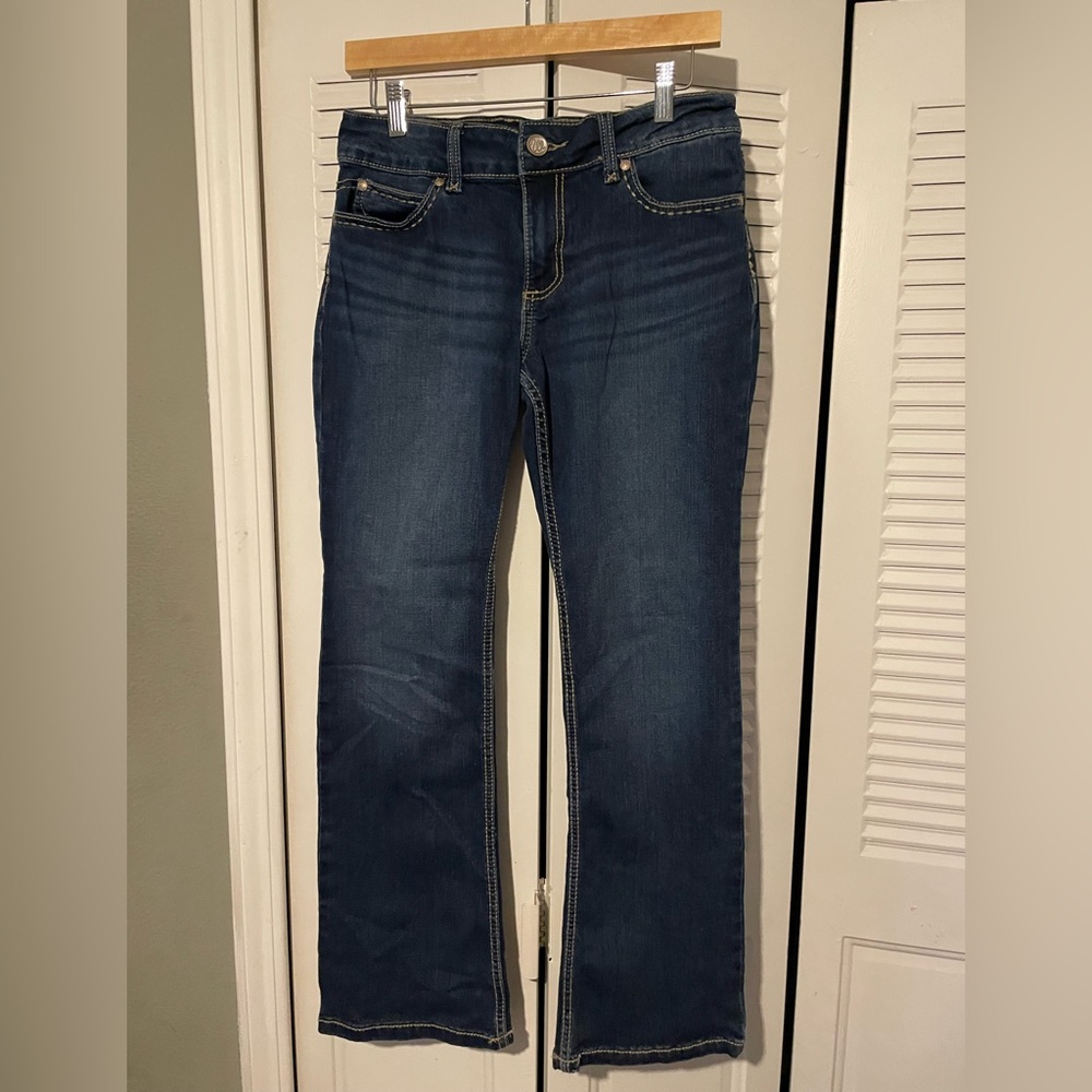 Wrangler Dark Blue Women's Boot Cut Leg Jeans